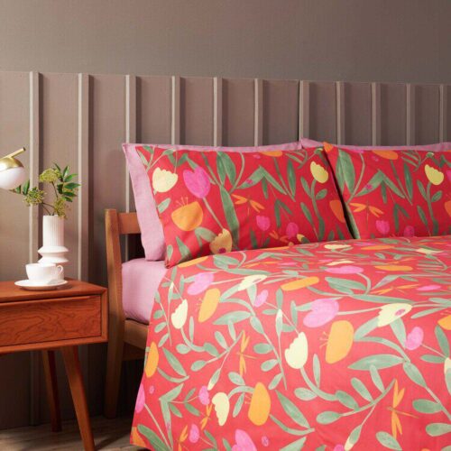 Parure copripiumino singolo LADYBUG ROSSO