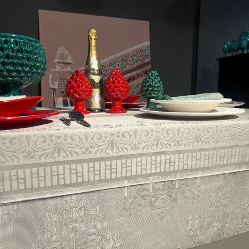 Tovaglia tavola Fazzini AUBERGINE