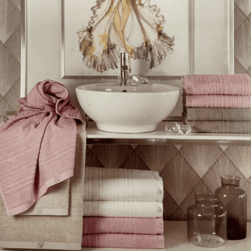 Coppia spugna asciugamano+ospite Blumarine SAMIRA