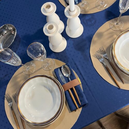 Tovaglia tavola Bossi CHERIE BLU