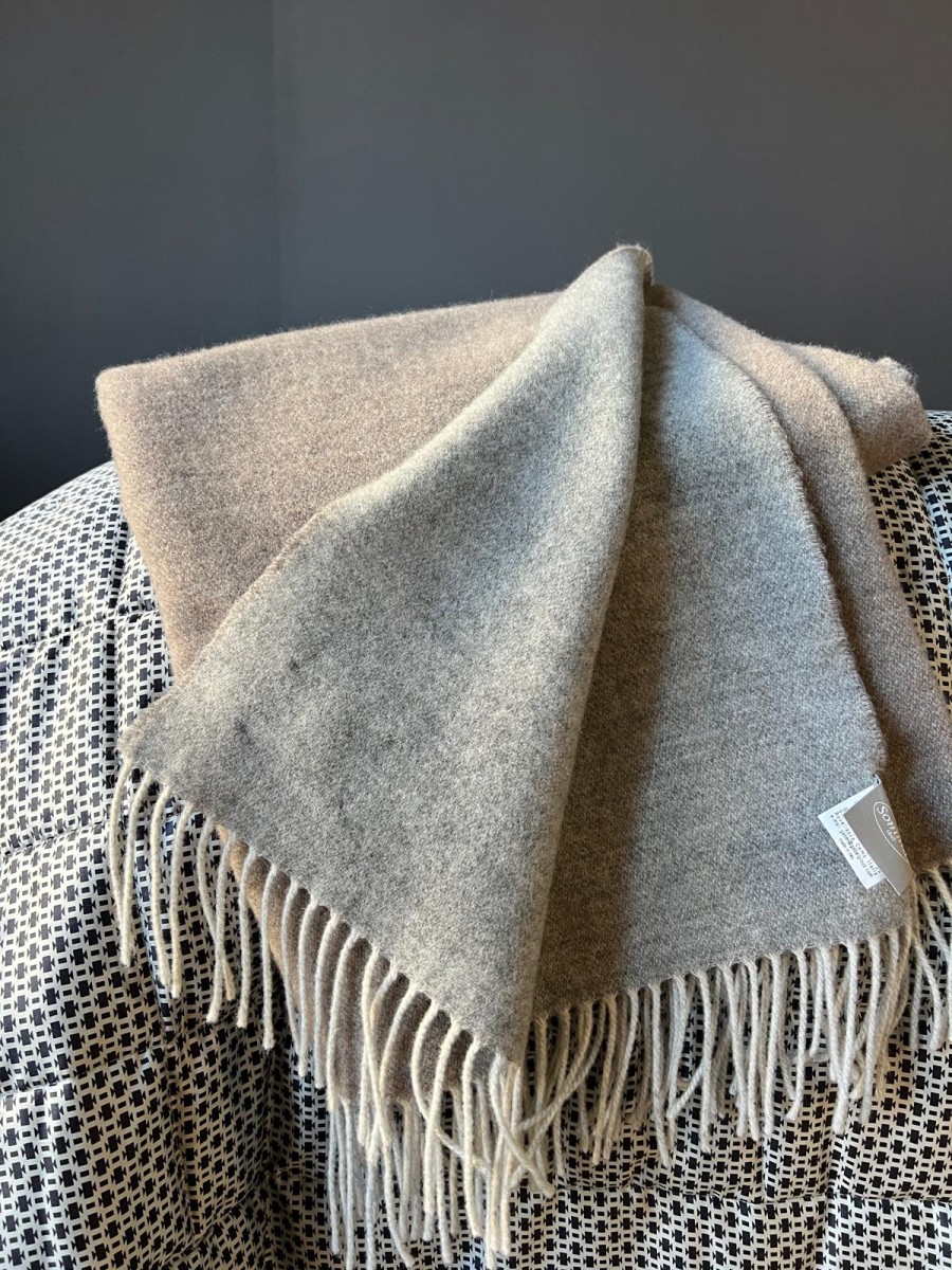 Plaid Somma GOLD NATURALE/GRIGIO - immagine 4