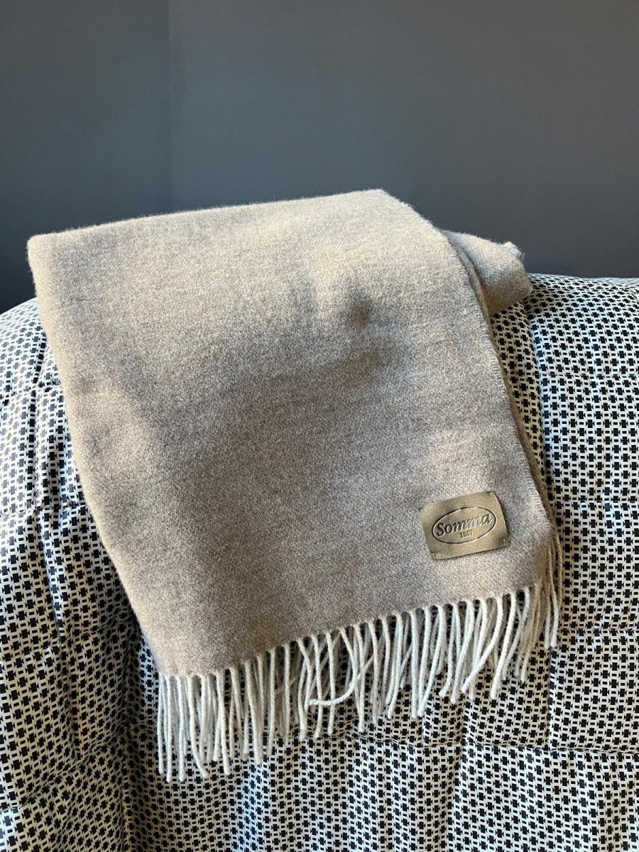 Plaid Somma GOLD NATURALE/GRIGIO - immagine 3