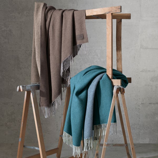 Plaid Somma GOLD NATURALE/GRIGIO - immagine 2