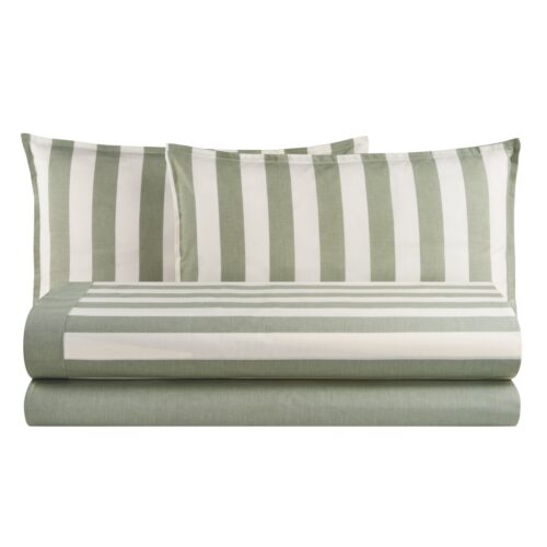 Completo lenzuolo matrimoniale Biancoperla MAUI VERDE