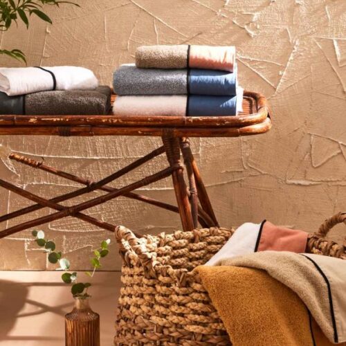 Set spugna 4 pezzi viso+ospite Biancoperla COCO