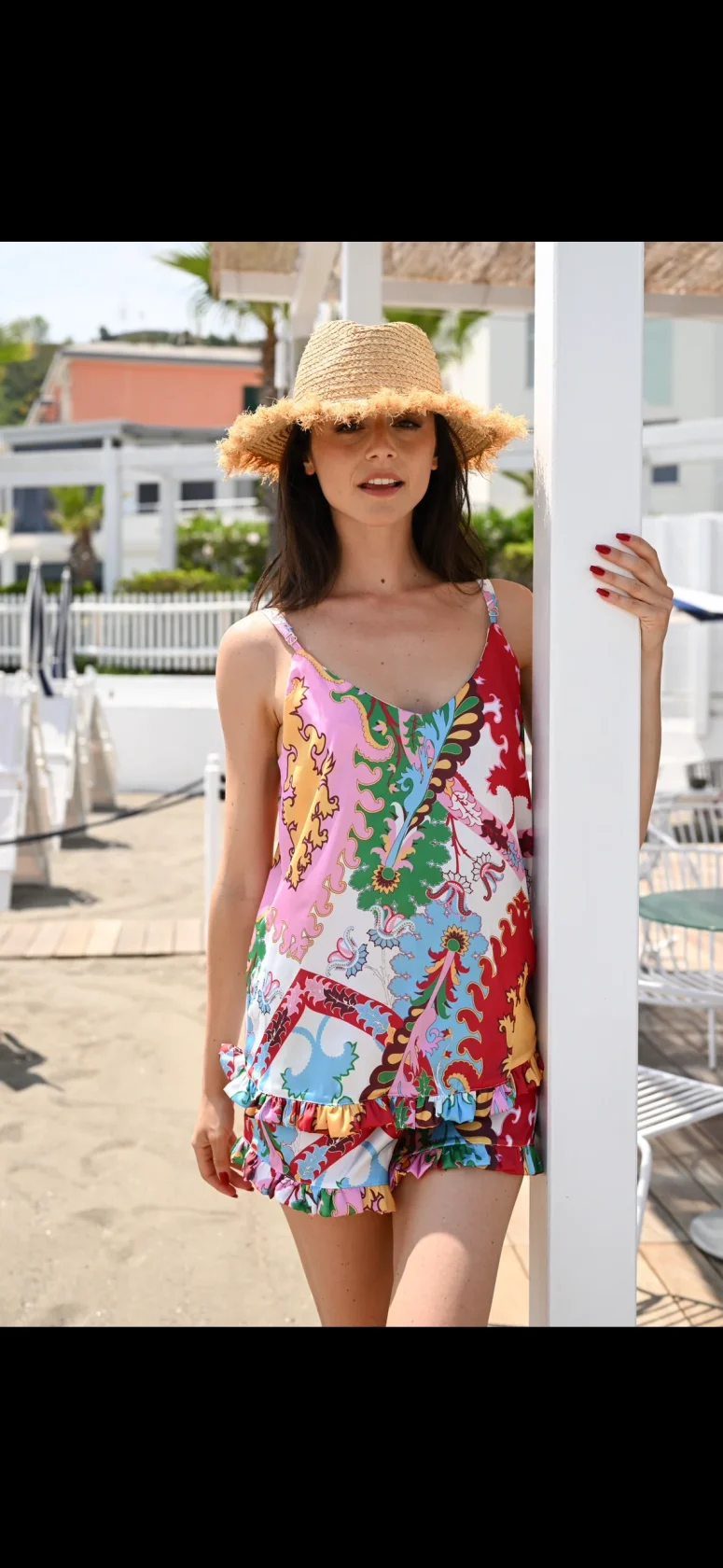 Pigiama donna peonia Filo D'angelo GABBANA - immagine 2