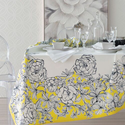 Tovaglia tavola Svad Dondi BAGLIORE LIMONE