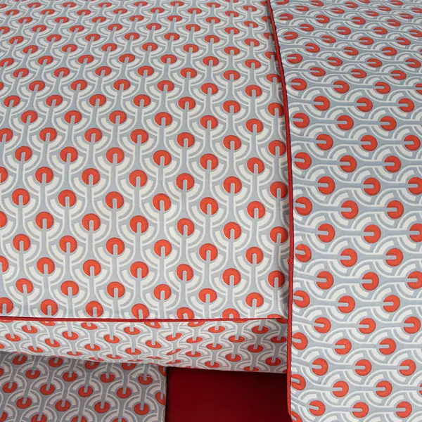 Completo lenzuolo matrimoniale Somma ARGO TERRACOTTA - immagine 3