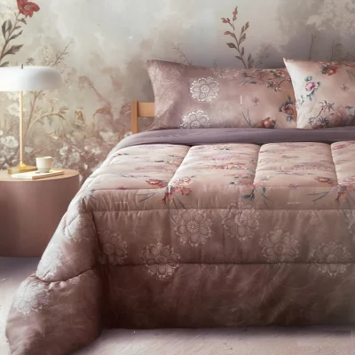 Trapunta matrimoniale Bassetti GRANFOULARD ESPERIDI BEIGE