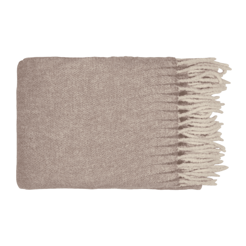 Plaid Fazzini CROMATISMI ROSA-PANNA - immagine 2