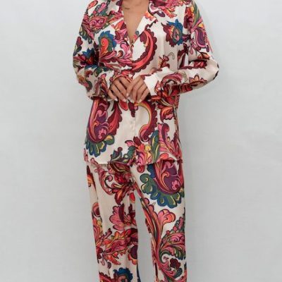 Pigiama donna lungo Filo D'angelo FANTASY