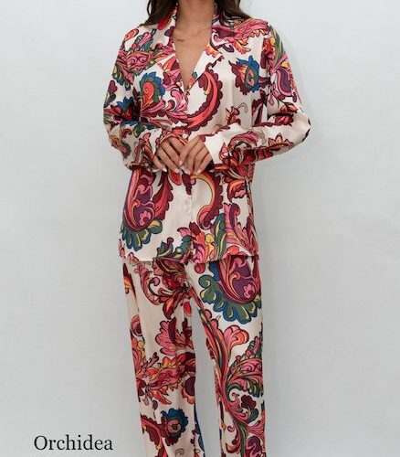 Pigiama donna lungo Filo D'angelo FANTASY