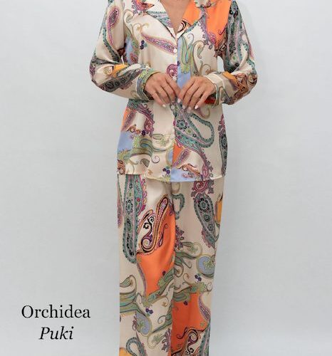 Pigiama donna lungo Filo D'angelo PUKI