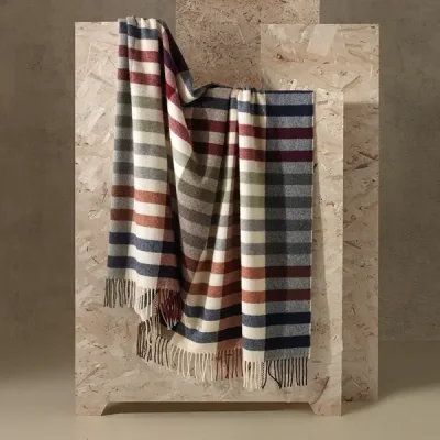 Plaid Somma RIGHE MULTICOLOR