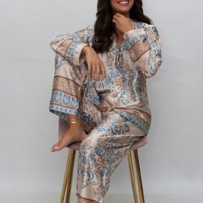 Pigiama donna lungo Filo D'angelo TEODORA