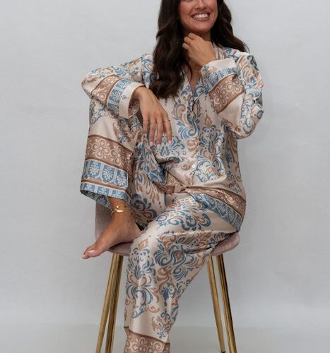 Pigiama donna lungo Filo D'angelo TEODORA