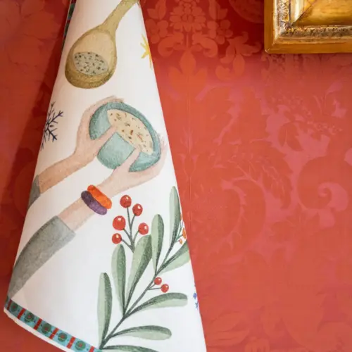 Strofinaccio The Napking lino WINTER PARTY