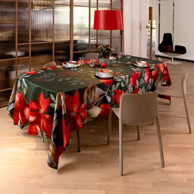 Tovaglia tavola 110X110 cm The Napking GRENADE VERDE