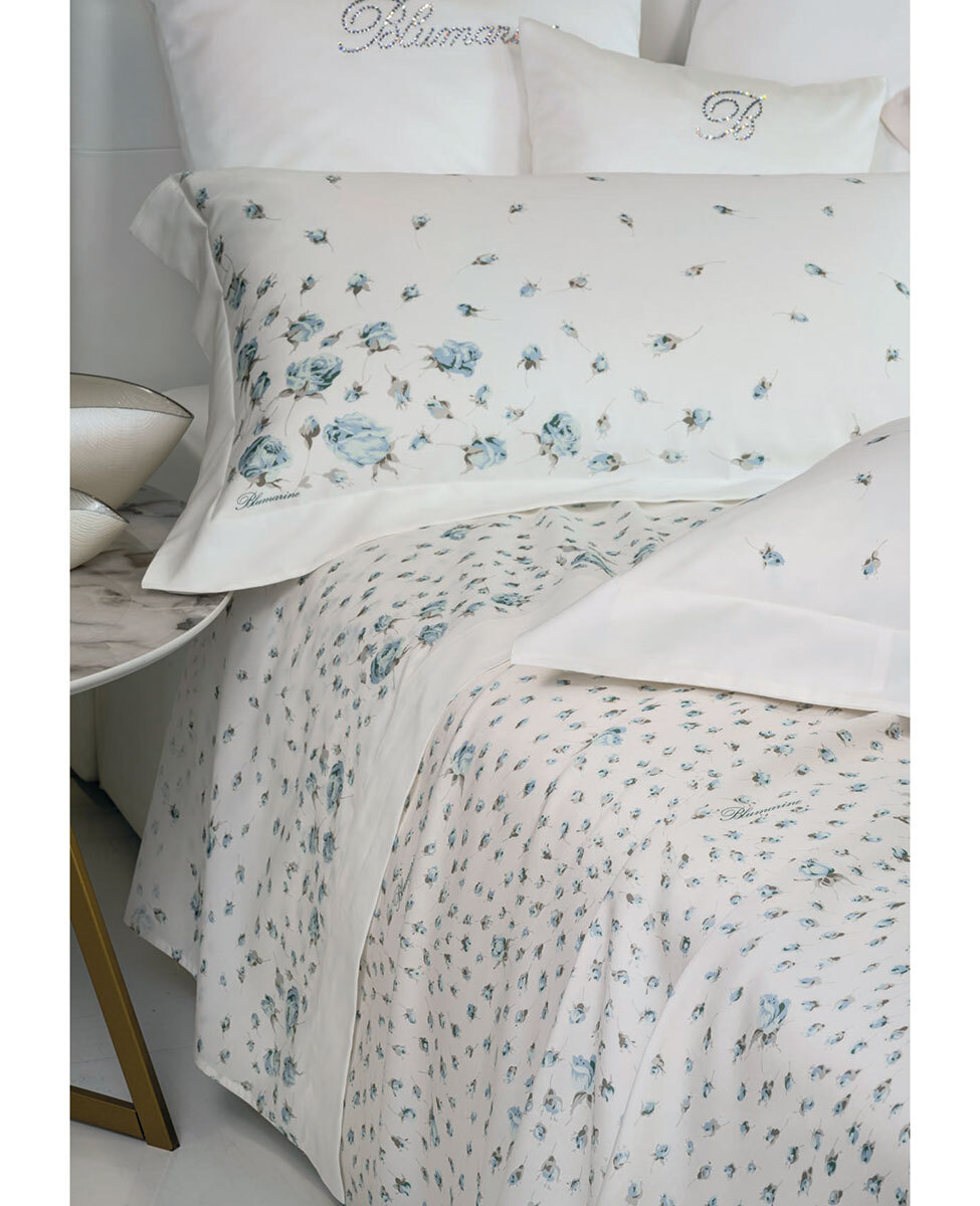 Completo lenzuolo matrimoniale Blumarine QUATTRO STAGIONI SOGNO RUGIADA