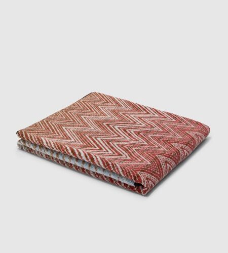 Coppia spugna asciugamano+ospite Missoni STONE RED MULTICOLOR