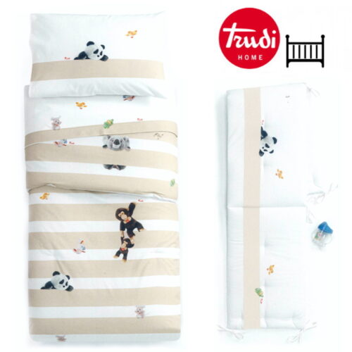 Trapunta+ paracolpi lettino con sbarre Gabel Trudi STRIPES